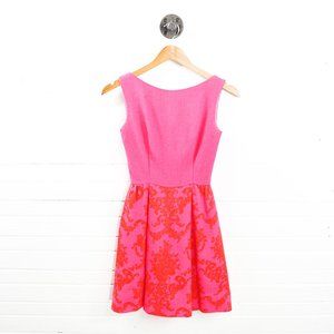 Lang Print Wool Dress #147-17